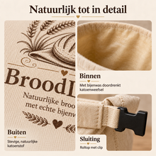 Afbeelding in Gallery-weergave laden, BroodLiefde – Houd brood langer vers. Natuurlijk, ambachtelijk en met echte bijenwas