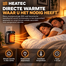 Afbeelding in Gallery-weergave laden, HEATEC – energiezuinige draagbare comfortverwarming met hoog verwarmingsvermogen & veiligheidssysteem, zonder installatie | Tot 20 m²