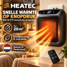 Afbeelding in Gallery-weergave laden, HEATEC – energiezuinige draagbare comfortverwarming met hoog verwarmingsvermogen & veiligheidssysteem, zonder installatie | Tot 20 m²