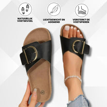 Afbeelding in Gallery-weergave laden, OrthoMia - Pijnsverlichtende kurk sandalen met bandjesontwerp voor dames
