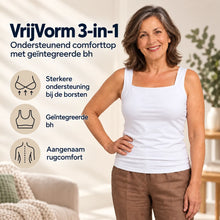 Afbeelding in Gallery-weergave laden, VrijVorm 3-in-1 – de top die uw bh vervangt | ondersteunende comforttop met geïntegreerde bh