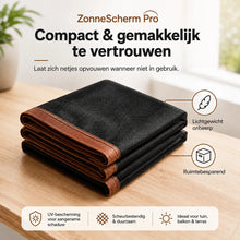 Afbeelding in Gallery-weergave laden, Zonbescherming Pro – Premium zonbeschermingsnet voor terras & tuin
