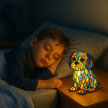 Afbeelding in Gallery-weergave laden, Lumihond - handgemaakte lichtgevende lamp die harten laat stralen - original