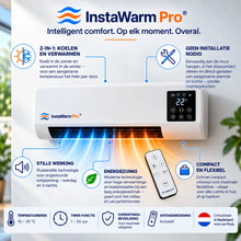 Afbeelding in Gallery-weergave laden, InstaWarm Pro – energiebesparende draagbare comfortverwarming met krachtige warmte &amp; veiligheidssysteem | Zonder installatie, tot 51 m²
