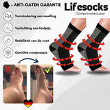 Lifesocks - Orthopedische compressiesokken voor vermoeide en pijnlijke voeten