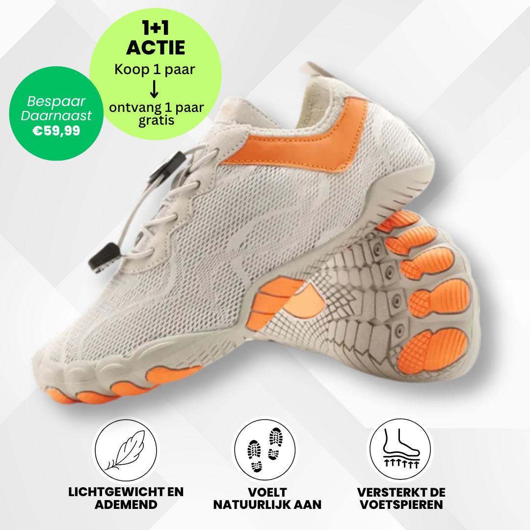 FreeStep - ergonomische, pijnverlichtende en waterdichte barefoot schoenen – Speciale Actie 1+1 Gratis