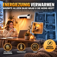 Afbeelding in Gallery-weergave laden, InstaWarm Pro – energiebesparende draagbare comfortverwarming met krachtige warmte &amp; veiligheidssysteem | Zonder installatie, tot 51 m²
