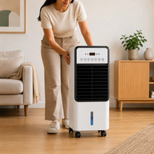 Afbeelding in Gallery-weergave laden, VrijKlima Max - Mobiele allround airconditioner – Koelen in de zomer, verwarming in de winter | Geen installatie nodig
