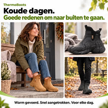 Afbeelding in Gallery-weergave laden, ThermoBoots – Waterdichte all-weather laarzen voor het hele jaar | Antislip &amp; pijnverlichtend
