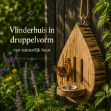 Druppelvormig vlinderhuis