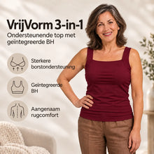 Afbeelding in Gallery-weergave laden, VrijVorm 3-in-1 – de top die uw bh vervangt | ondersteunende comforttop met geïntegreerde bh
